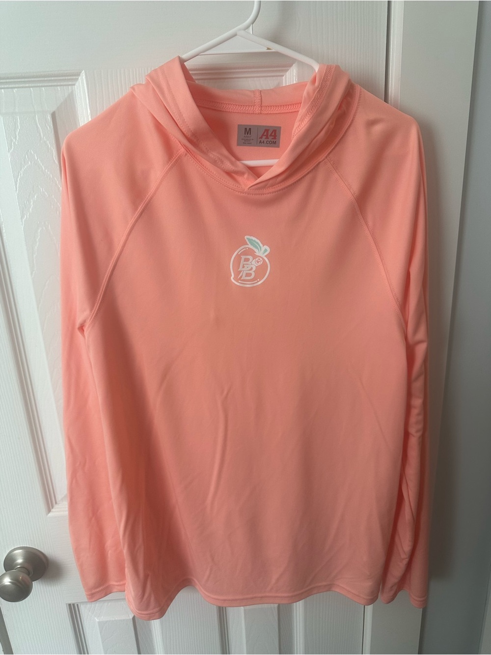 Better Baseball (BB) Peach Hooded Shirt
